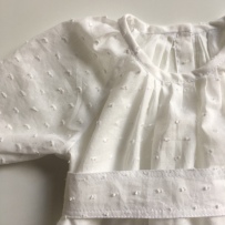 Burda baby dress by Sewing Tidbits