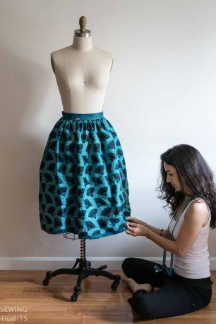 Wax Skirt by Sewing Tidbits