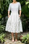 Just Patterns Lace Stephanie Skirt by Sewing Tidbits